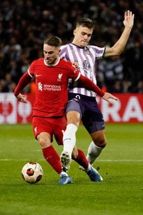 EDITORIAL USE ONLY No use with unauthorised audio, video, data, fixture lists, club league logos or live services. Online in-match use limited to 120 images, no video emulation. No use in betting, games or single club league player publications. Toulouse v Liverpool, UEFA Europa League, Group E, Football, Stadium TFC, Toulouse, France - 09 Nov 2023 EDITORIAL USE ONLY No use with unauthorised audio, video, data, fixture lists, club league logos or live services. Online in-match use limited to 120 images, no video emulation. No use in betting, games or single club league player publications. Copyright: xDavexWinter Shutterstockx 14188577bd