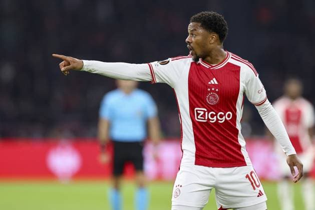AMSTERDAM, 09-11-2023 JohanCruyff Arena, Europa League Football season 2023 2024. Ajax player Chuba Akpom during the match between Ajax and Brighton & Hove Albion Ajax - Brighton  x23102990x Copyright: