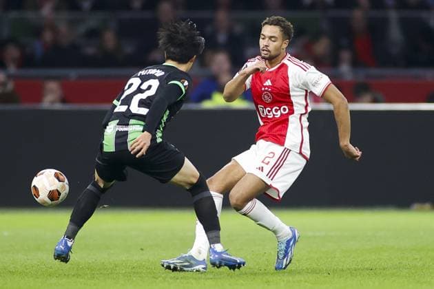 AMSTERDAM, 09-11-2023 JohanCruyff Arena, Europa League Football season 2023 2024. during the match between Ajax and Brighton & Hove Albion Ajax - Brighton  x23103128x Copyright: