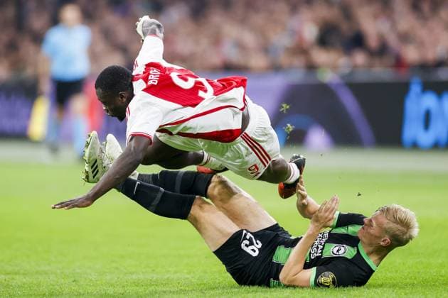 Sport Bilder des Tages AMSTERDAM, 09-11-2023 JohanCruyff Arena, Europa League Football season 2023 2024. during the match between Ajax and Brighton & Hove Albion Ajax - Brighton  x23103143x Copyright: