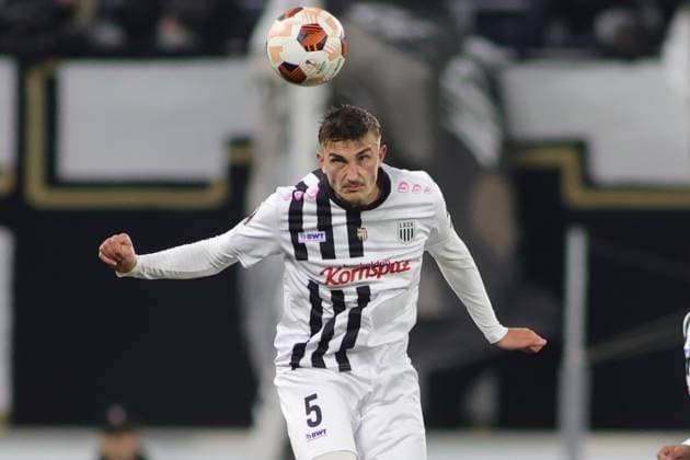 SOCCER - UEFA EL, LASK vs Saint-Gilloise LINZ,AUSTRIA,09.NOV.23 - SOCCER - UEFA Europa League, group stage, Linzer ASK vs Royale Union Saint-Gilloise. Image shows Philipp Ziereis (LASK).  GEPAxpictures xManuelxBinder