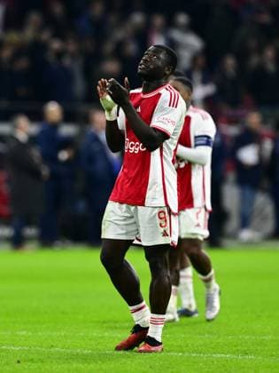 AMSTERDAM - Brian Brobbey of Ajax disappointment after the UEFA Europa League match in group B between Ajax Amsterdam and Brighton & Hove Albion FC at the Johan Cruyff ArenA on November 9, 2023 in Amsterdam, Netherlands. ANP OLAF KRAAK UEFA Europa League 2023 24 2023 2024 xVIxANPxSportx xxANPxIVx 483440771 originalFilename: 483440771.jpg