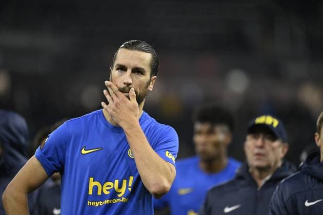 Union s Christian Burgess pictured after a soccer game between Austrian Linzer Athletik Klub (LASK) and Belgian Royale Union Saint Gilloise in Linz, Austria, on Thursday 09 November 2023, on day 4 in the group phase of the UEFA Europa League competition, in group E. LAURIExDIEFFEMBACQ  x79656063x