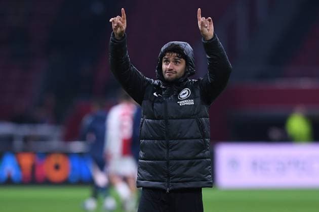 Soccer Europa League Group Stage 4 Matchday Ajax Amsterdam Brighton Hove Albion on 09 11 2023 at the Johan Cruijff ArenA in Amsterdam Mahmoud Dahoud Brighton Hove xRx