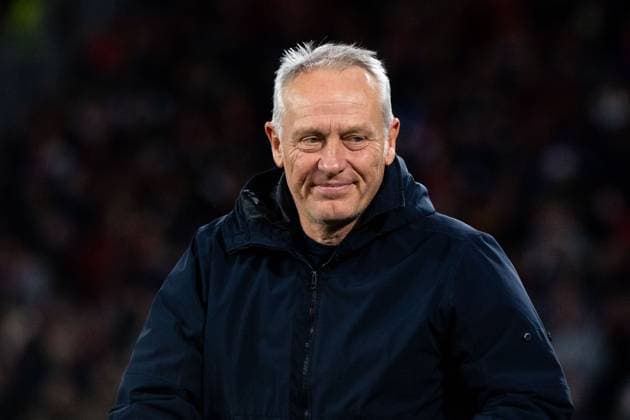 Christian Streich SC Freiburg, Coach , GER, SC Freiburg vs FK TSC Backa Topola, Football UEFA Europa League, Group A, Matchday 4, Season 2023 2024, 09 11 2023 GER, SC Freiburg vs FK TSC Backa Topola, Football UEFA Europa League, Group A, Matchday 4, Season 2023 2024, 09 11 2023 Freiburg Copyright: xEibner-Pressefoto Memmlerx EP_MMR