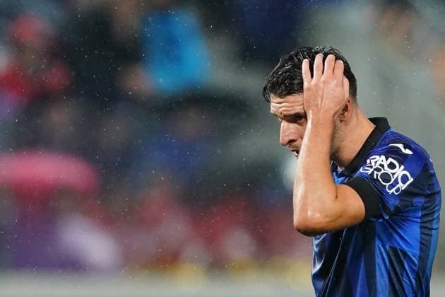Foto Spada LaPresse 09 Novembre 2023 - Bergamo , Italia - calcio - Atalanta vs Sturm Graz - Europa League 2023 2024 - Stadio Gewiss. Nella foto: Berat Djimsiti (Atalanta BC); November 09 , 2023 Bergamo , Italy - sport, calcio - Atalanta vs Sturm Graz - Europa League 2023 2024 - Gewiss Stadium . In the pic: Berat Djimsiti (Atalanta BC);  Copyright: xSpada LaPressex