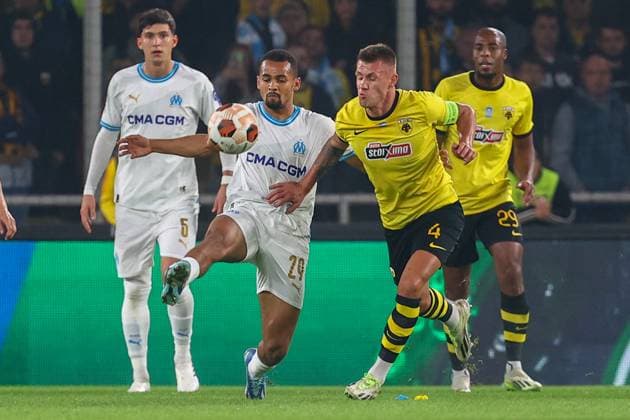 Football, EL, AEK Athens - Olympique Marseille
