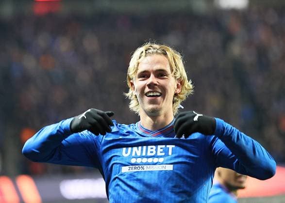 Rangers v AC Sparta Prague UEFA Europa League Todd Cantwell of Rangers celebrates scoring his teams second goal during the UEFA Europa League Group C match at Ibrox Stadium, Glasgow Copyright: xFredxPalmerx FIL-19227-0022 UK Newspapers OUT