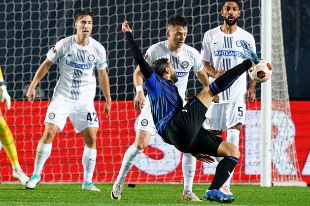 Foto Spada LaPresse 09 Novembre 2023 - Bergamo , Italia - calcio - Atalanta vs Sturm Graz - Europa League 2023 2024 - Stadio Gewiss. Nella foto: Davide Zappacosta (Atalanta BC); November 09 , 2023 Bergamo , Italy - sport, calcio - Atalanta vs Sturm Graz - Europa League 2023 2024 - Gewiss Stadium . In the pic: Davide Zappacosta (Atalanta BC);  Copyright: xSpada LaPressex