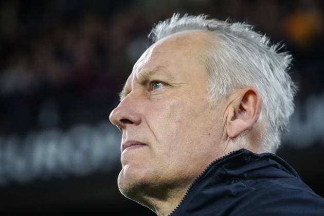 SC Freiburg TSC Backa Topola Football UEFA Europa League 2023 2024, SC Freiburg TSC Backa Topola, Matchday 4, Europa Park Stadium Freiburg coach Christian Streich