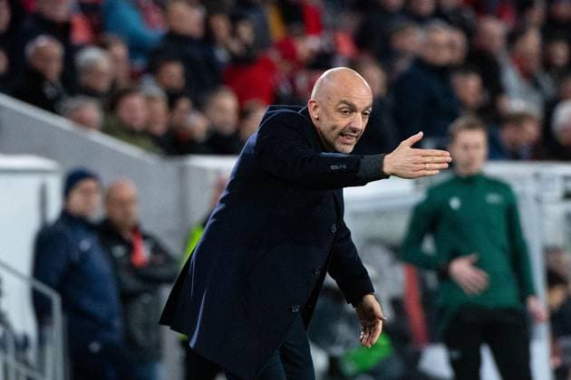 Zarko Lazetic FK TSC Backa Topola, Coach , GER, SC Freiburg vs FK TSC Backa Topola, Football UEFA Europa League, Group A, Matchday 4, Season 2023 2024, 09 11 2023 GER, SC Freiburg vs FK TSC Backa Topola, Football UEFA Europa League, Group A, Matchday 4, Season 2023 2024, 09 11 2023 Freiburg Copyright: xEibner-Pressefoto Memmlerx EP_MMR