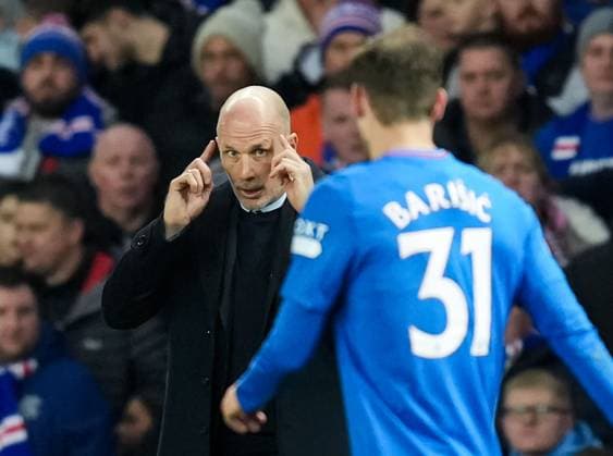 EDITORIAL USE ONLY No use with unauthorised audio, video, data, fixture lists, club league logos or live services. Online in-match use limited to 120 images, no video emulation. No use in betting, games or single club league player publications. Rangers v Sparta Prague, UEFA Europa League, Group C, Football, Ibrox Stadium, Glasgow, UK - 09 Nov 2023 EDITORIAL USE ONLY No use with unauthorised audio, video, data, fixture lists, club league logos or live services. Online in-match use limited to 120 images, no video emulation. No use in betting, games or single club league player publications.  Copyright: xStuartxWallace Shutterstockx 14188590s