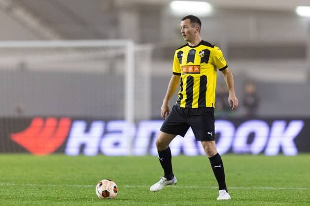 231109 Even Hovland of BK Häcken during the UEFA Europa League football match between BK Häcken and Molde on November 9, 2023 in Göteborg Photo Michael Erichsen BILDBYRAN COP 89 MI0570 bbeng bk häcken football fotball fotboll molde soccer uefa europa league  Copyright: MICHAELxERICHSEN BB231109MI080