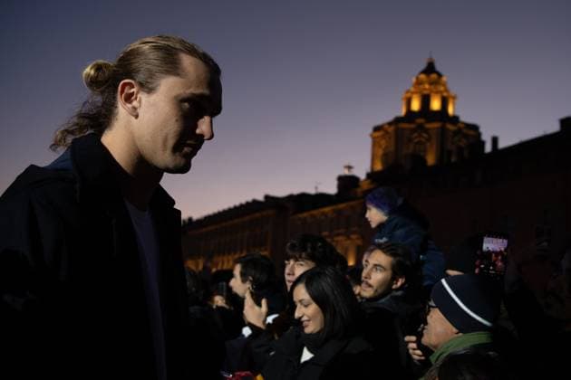Foto Marco Alpozzi LaPresse 10 Novembre 2023 Torino - Italia - - Tennis Nitto ATP, Tennis Herren Finals - Blue Carpet &amp; Media Day Nella foto: Alexander Zverev (Germany) November 10, 2023 Turin - Italy - Sport - Tennis Nitto ATP Finals -Blue Carpet &amp; Media Day In the pic: Alexander Zverev (Germany)  Copyright: xMarcoxAlpozzi LaPressex