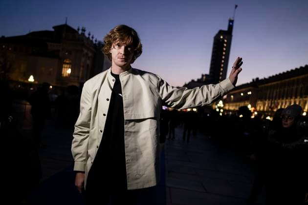Nitto ATP, Tennis Herren Finals 2023 - Blue Carpet Andrey Rublev of Russia gestures during the Blue Carpet of the Nitto ATP Finals 2023. Turin Italy Copyright: xNicolòxCampox