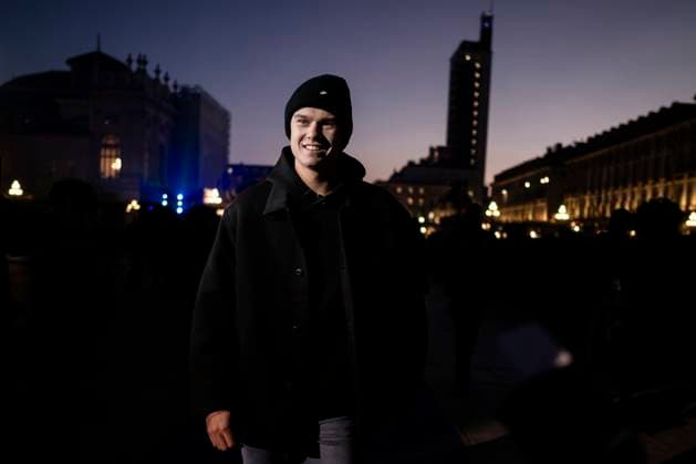 Nitto ATP, Tennis Herren Finals 2023 - Blue Carpet Holger Rune of Denmark smiles during the Blue Carpet of the Nitto ATP Finals 2023. Turin Italy Copyright: xNicolòxCampox