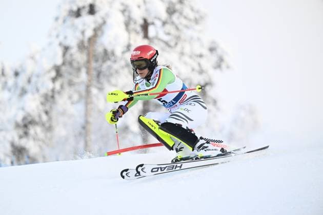 Bilder des Jahres 2023, Sport 11 November Sport Themen der Woche KW45 Sport Bilder des Tages Lena Duerr of Germany competes during the first run of the women s slalom competition of the FIS Alpine Skiing World Cup in Kittilä, Finland, on November 11, 2023. Kittilä Finland LKFTJ20231111110747YMOO  Copyright: xVesaxMoilanenx LKFTJ20231111110747YMOO