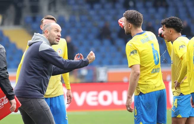 Head Coach Daniel Scherning Eintracht Braunschweig Football, Men, Season 2023 2024, 2 BL, Eintracht Stadion, Eintracht Braunschweig vs VfL Osnabrueck DFL REGULATIONS PROHIBIT ANY USE OF PHOTOGRAPHS AS IMAGE SEQUENCES AND OR QUASI VIDEO