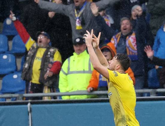 Football, Men, Season 2023 2024, 2 BL, Eintracht Stadion, Eintracht Braunschweig vs VfL Osnabrueck, 3 2 DFL REGULATIONS PROHIBIT ANY USE OF PHOTOGRAPHS AS IMAGE SEQUENCES AND OR QUASI VIDEO