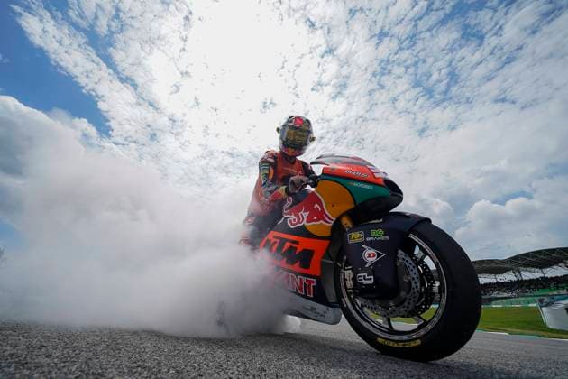 Pedro Acosta is the new Moto2 champion at Petronas Grand Prix of Malaysia of MotoGP at Sepang Circuit November 12 2023 In picture Pedro Acosta Pedro Acosta is the new Moto2 champion at Petronas Grand Prix of Malaysia of MotoGP at Sepang International Circuit November 12 2023 POOL MotoGP com Cordon Press Images will be for editorial use only Mandatory credit MotoGP com Cordon Press Cordon Press
