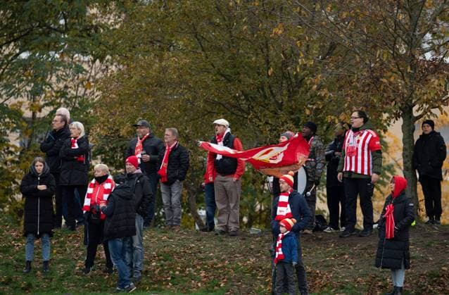 Soccer, Women, Season 2023 2024, Regionalliga Nordost 10 Matchday , 1 FC Union Berlin Türkiyemspor Berlin, Fans of Union, 12 11 2023, Copyright: xSebastianxRäppold MatthiasxKochx