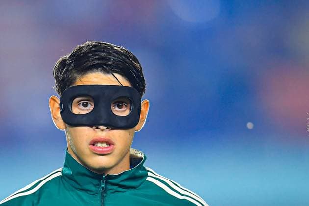 Sport Bilder des Tages RECORD DATE NOT STATED FIFA U-17 World Cup Indonesia 2023 Mexico 1-3 Germany Paulo Bedolla of Mexico during the game Mexico vs Germany, corresponding to Group F of the FIFA U-17 World Cup Indonesia 2023, at Si Jalak Harupat Stadium, on November 12, 2023. <br><br> Paulo Bedolla de Mexico durante el partido Mexico vs Alemania, correspondiente al Grupo F de la Copa Mundial de la FIFA Sub-17 Indonesia 2023, en el Estadio Si Jalak Harupat Stadium, el 12 de Noviembre de 2023. BANDUNG INDONESIA INDONESIA  Copyright: xAdrianxMaciasx 20231112100114_FWC_U17_GF_MEX_GER_BEDOLLA109
