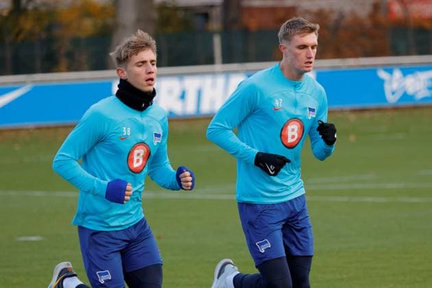 Germany, Berlin, Sportpark, GER, 2 FBL, Hertha BSC, Season 2023 24, Training, Photo Veit Stange, Tony Rölke