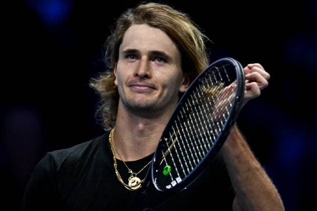 Sport Bilder des Tages Foto Marco Alpozzi LaPresse 13 Novembre 2023 Torino - Italia - - Tennis Nitto ATP, Tennis Herren Finals - Carlos ALCARAZ (ESP) vs Alexander ZVEREV (GER) Nella foto: Alexander Zverev (Germany) esulta dopo la vittoria November 13, 2023 Turin - Italy - Sport - Tennis Nitto ATP Finals - Carlos ALCARAZ (ESP) vs Alexander ZVEREV (GER) In the pic: Alexander Zverev (Germany) celebrate  Copyright: xMarcoxAlpozzi LaPressex