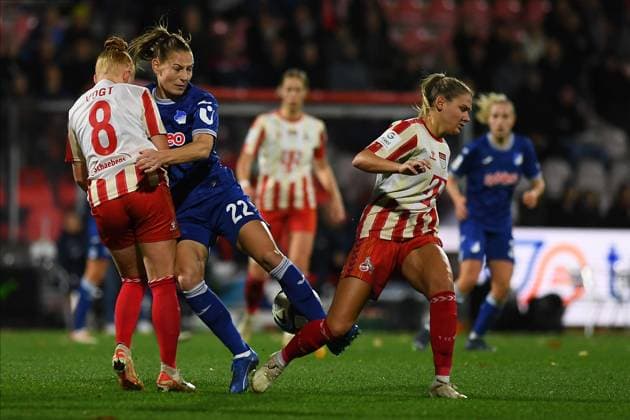 COLOGNE, GERMANY - 13 NOVEMBER, 2023: The match of Women Bundesliga 1.FC Koeln Frauen vs TSG 1899 Hoffenheim Frauen  Copyright: xVITALIIxKLIUIEVx