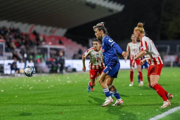Google Pixel Womens Bundesliga 2023 2024, 1 FC Köln TSG Hoffenheim Ereleta Memeti TSG, 7 vs Laura Vogt FC, 8 Köln Franz Kremer Stadion Nordrhein Westfalen Germany