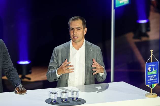 Philipp Lahm Tournament Director UEFA EURO 2024 Wuerttemberg Football Association Podium talk in the Liederhalle Stuttgart, Diversity unites Euro 2024, 13 11 2023 Wuerttemberg Football Association Podium talk in the Liederhalle Stuttgart, 13 11 2023 Stuttgart Copyright: xEibner-Pressefoto RogerxBuerkex EP RBE