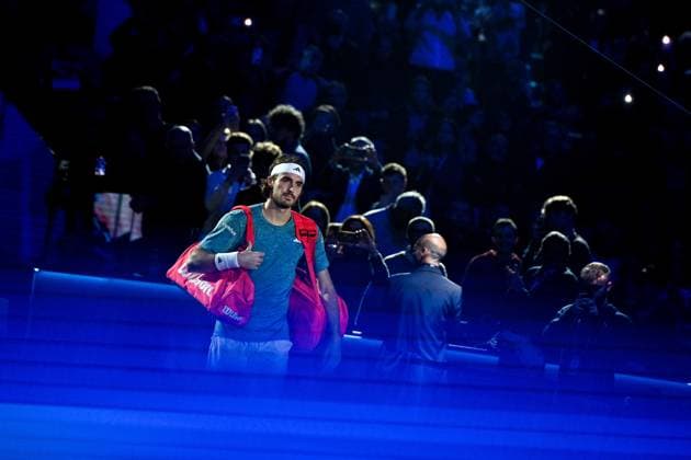 Foto Marco Alpozzi LaPresse 14 Novembre 2023 Torino - Italia - - Tennis Nitto ATP, Tennis Herren Finals - Stefanos TSITSIPAS (GRE) vs Holger RUNE (DEN) Nella foto: Alexander Zverev (Germany) November 14, 2023 Turin - Italy - Sport - Tennis Nitto ATP Finals - Stefanos TSITSIPAS (GRE) vs Holger RUNE (DEN) In the pic: Alexander Zverev (Germany)  Copyright: xMarcoxAlpozzi LaPressex