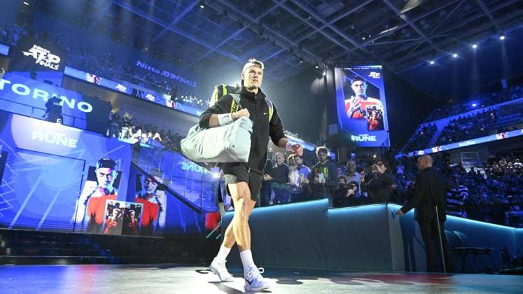 Tennis - Nitto ATP, Tennis Herren Finals Torino 2023 - Holger Rune - Danemark TENNIS : Nitto Atp Finals Torino 2023 - 14 11 2023 - ChrysleneCaillaud Panoramic 