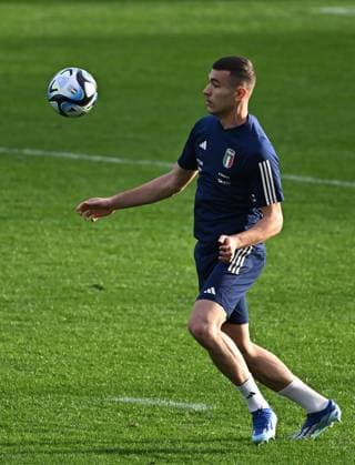 November 14, 2023, Florence, Italy: Italian player Alessandro Buongiorno during a training session of the Italian national soccer team at the Coverciano traning centre near Florence, Italy, 14 November 2023..ANSA CLAUDIO GIOVANNINI UEFA EURO, EM, Europameisterschaft,Fussball 2024 Qualifiers  - ZUMAa110 20231114_zaf_a110_021 Copyright: xClaudioxGiovanninix