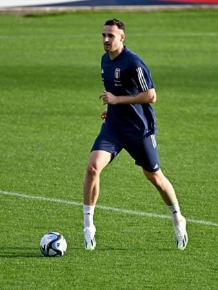 November 14, 2023, Florence, Italy: Italian player Federico Gatti during a training session of the Italian national soccer team at the Coverciano traning centre near Florence, Italy, 14 November 2023..ANSA CLAUDIO GIOVANNINI UEFA EURO, EM, Europameisterschaft,Fussball 2024 Qualifiers  - ZUMAa110 20231114_zaf_a110_022 Copyright: xClaudioxGiovanninix