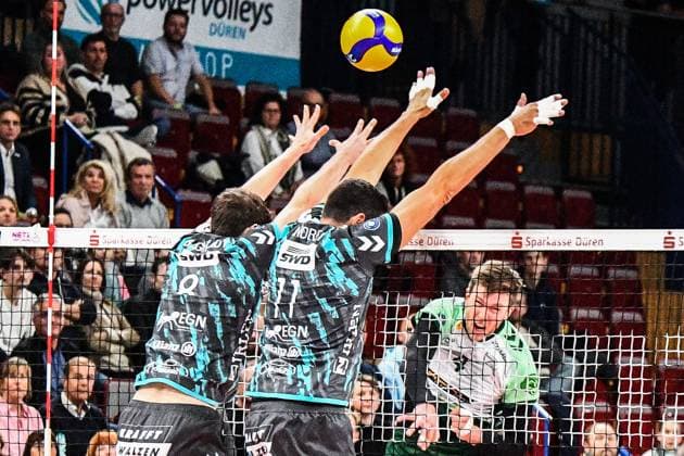 Volleyball, VBL, SWD Powervolleys Düren - FT 1844 Freiburg