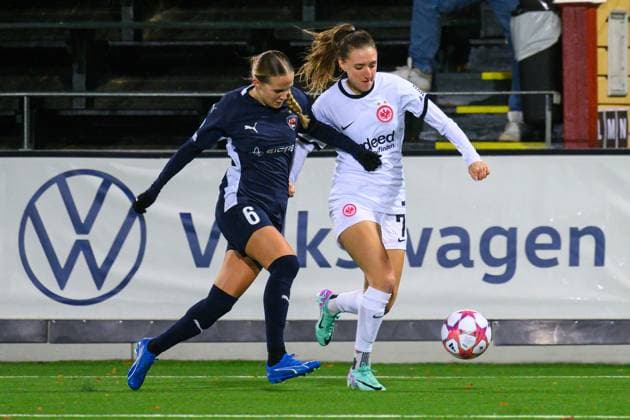 Football, Women, CL-Quali, FC Rosengaard - Eintracht Frankfurt