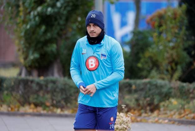 Germany, Berlin, Sportpark, GER, 2 FBL, Hertha BSC, Season 2023 24, Training, Photo Marc Oliver Kempf