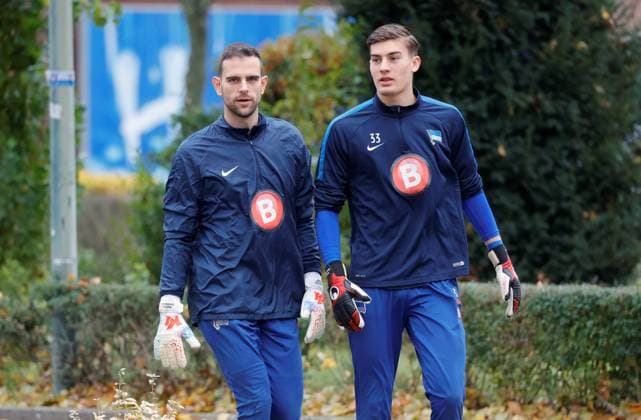 Germany, Berlin, Sportpark, GER, 2 FBL, Hertha BSC, Season 2023 24, Training, Photo Marius Gersbeck, Robert Kwasigroch