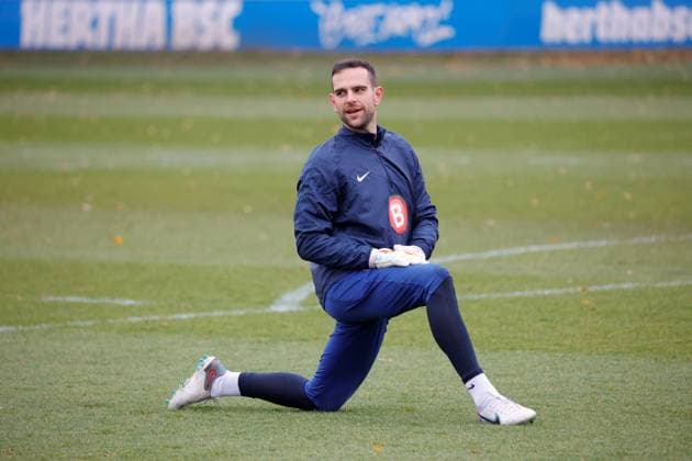 Germany, Berlin, Sportpark, GER, 2 FBL, Hertha BSC, Season 2023 24, Training, Photo Marius Gersbeck