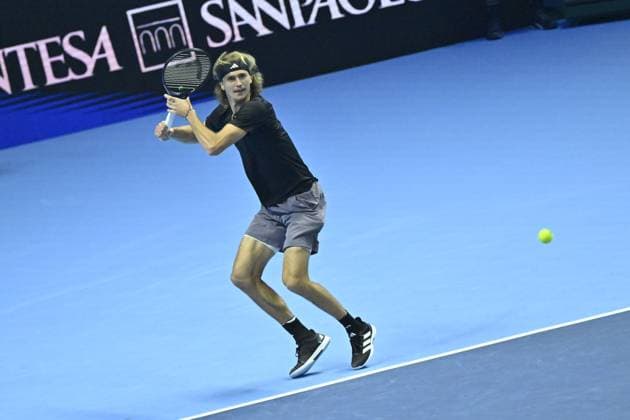 Tennis - Nitto ATP, Tennis Herren Finals Torino 2023 - Alexander Zverev - Allemagne TENNIS : Nitto Atp Finals Torino 2023 - 15 11 2023 - ChrysleneCaillaud Panoramic 