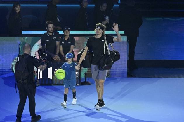 Tennis - Nitto ATP, Tennis Herren Finals Torino 2023 - Alexander Zverev - Allemagne TENNIS : Nitto Atp Finals Torino 2023 - 15 11 2023 - ChrysleneCaillaud Panoramic 