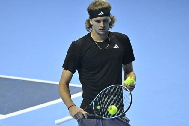 Tennis - Nitto ATP, Tennis Herren Finals Torino 2023 - Alexander Zverev - Allemagne TENNIS : Nitto Atp Finals Torino 2023 - 15 11 2023 - ChrysleneCaillaud Panoramic 