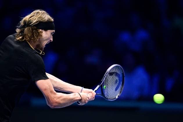 Foto Marco Alpozzi LaPresse 15 Novembre 2023 Torino - Italia - - Tennis Nitto ATP, Tennis Herren Finals - Daniil MEDVEDEV (RUS) vs Alexander ZVEREV (GER) Nella foto: Alexander Zverev (Germany) November 15, 2023 Turin - Italy - Sport - Tennis Nitto ATP Finals - Daniil MEDVEDEV (RUS) vs Alexander ZVEREV (GER) In the pic: Alexander Zverev (Germany)  Copyright: xMarcoxAlpozzi LaPressex