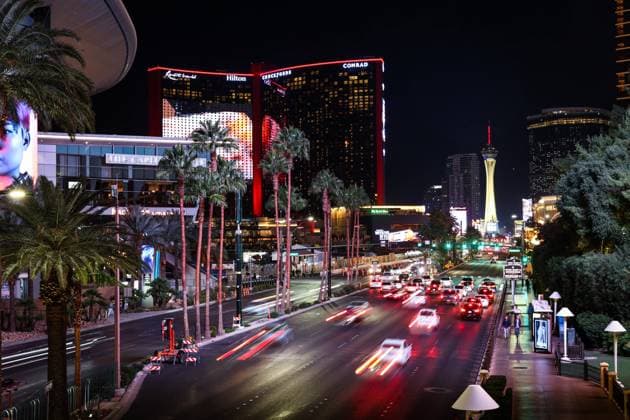 illustration city during the 2023 Formula 1 Heineken Silver Las Vegas Grand Prix, 21th round of the 2023 Formula One World Championship, WM, Weltmeisterschaft from November 17 to 19, 2023 on the Las Vegas Strip Circuit, in Las Vegas, USA - F1 - LAS VEGAS GRAND PRIX 2023 DPPI Panoramic  00123046_AV3_3146