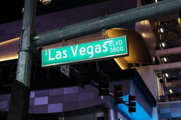 illustration Las Vegas Boulevard during the 2023 Formula 1 Heineken Silver Las Vegas Grand Prix, 21th round of the 2023 Formula One World Championship, WM, Weltmeisterschaft from November 17 to 19, 2023 on the Las Vegas Strip Circuit, in Las Vegas, USA - F1 - LAS VEGAS GRAND PRIX 2023 DPPI Panoramic  00123046_AV3_3163
