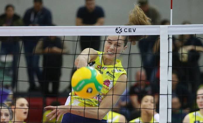 Stuttgart , Volleyball CEV Champions League , Allianz MTV Stuttgart vs Imoco Volley Conegliano , Kelsey Robinson Cook Imoco