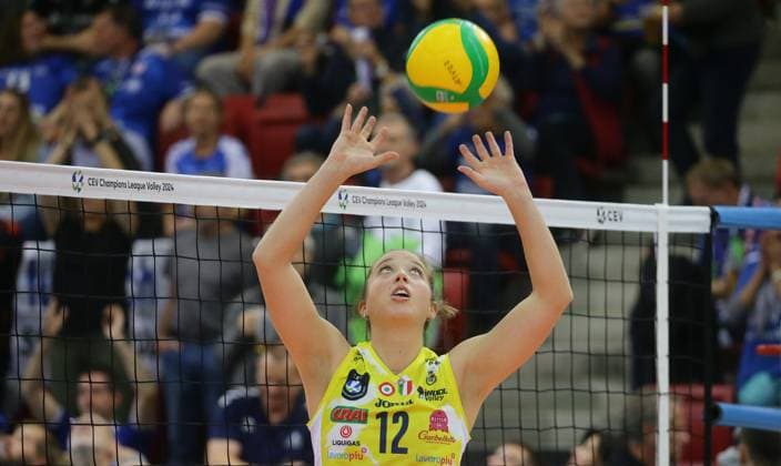 Stuttgart , Volleyball CEV Champions League , Allianz MTV Stuttgart vs Imoco Volley Conegliano , Madison Bugg Imoco