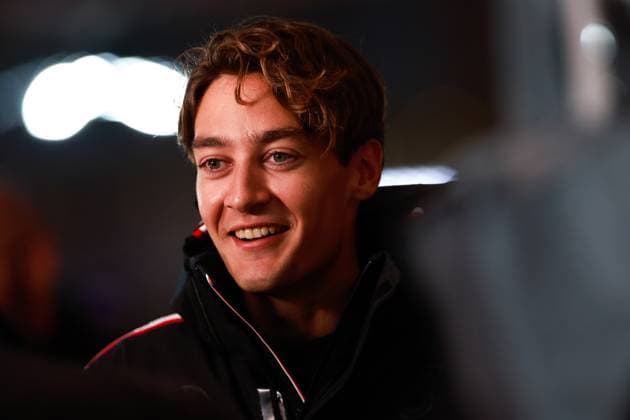 63 George Russell GBR, Mercedes AMG Petronas F1 Team , F1 Grand Prix of Las Vegas at Las Vegas Strip Circuit on November 15, 2023 in Las Vegas, United States of America Photo by HOCH ZWEI Las Vegas United States of America