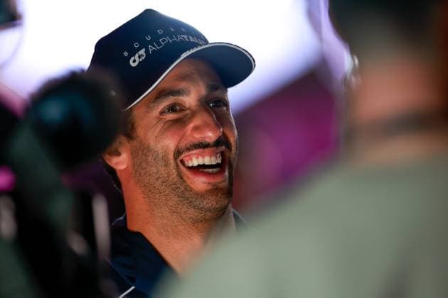3 Daniel Ricciardo AUS, Scuderia AlphaTauri , F1 Grand Prix of Las Vegas at Las Vegas Strip Circuit on November 15, 2023 in Las Vegas, United States of America Photo by HOCH ZWEI Las Vegas United States of America